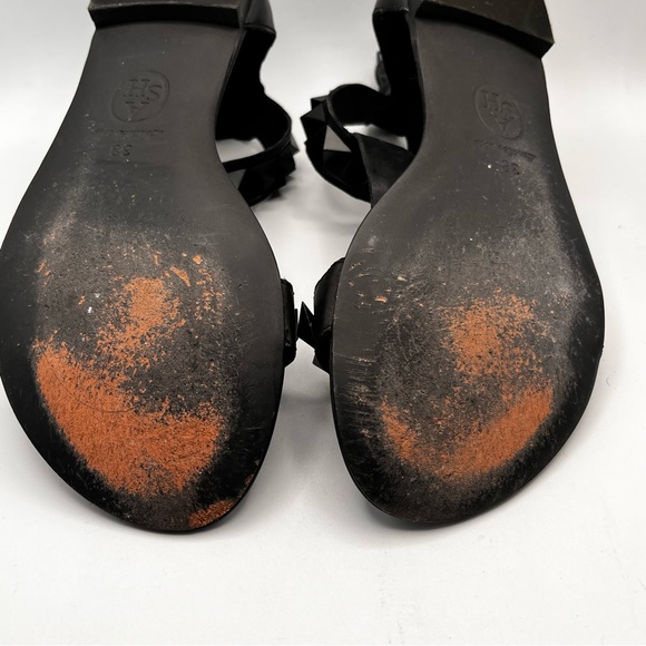 ASH BLACK LEATHER SANDALS - Picture 11 of 13